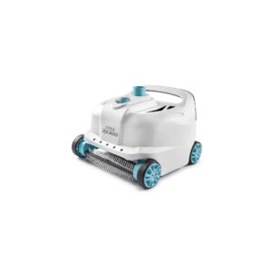 Intex 28005EX - Robot Pulitore Automatico ZX300 per Piscine Fuori Terra, per Pompe Filtro Flusso 6056-13248 Lh, Plastica, Bianco