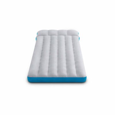 Intex 67998 - Materasso Gonfiabile Camping, Laminato, Grigio e Azzurro, 72x189x20 cm
