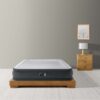 Intex 67768ND - Materasso Gonfiabile Dura-Beam Comfort Plush Piazza e Mezza con Pompa Elettrica Incorporata, PVC, Grigio, 137x191x33 cm