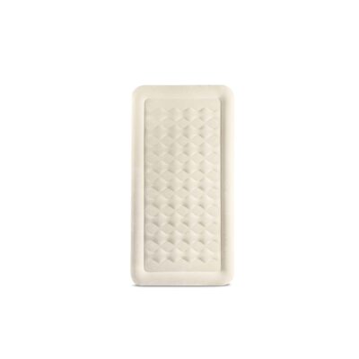 Intex 64426ND - Materasso Gonfiabile Dura-Beam Ultra Plush Singolo, con Pompa Elettrica Incorporata, PVC, Beige, 99x191x46 cm