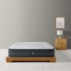Intex 67770ND - Materasso Gonfiabile Dura-Beam Comfort Plush Matrimoniale, con Pompa Elettrica Incorporata, PVC, Grigio, 152x203x33 cm