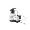 Intex 26646  Pompa Filtro a Sabbia Krystal Clear, Flusso d'Acqua 7900 Lh, Flusso di Sistema 6000 Lh, Plastica, Bianco