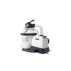Intex 26644  Pompa Filtro a Sabbia Krystal Clear, Flusso d'Acqua 5700 Lh, Flusso di Sistema 4000 Lh, Plastica, Bianco