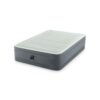Intex 64904ND - Materasso Gonfiabile  Dura-Beam PremAire Piazza e Mezza, con Pompa Elettrica Incorporata, PVC, Multicolore, 137x191x46 cm