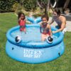 Intex 26102NP  Piscina Fuori Terra Easy Set Rotonda Balena, 880 L, PVC, Azzurro, 183x51 cm
