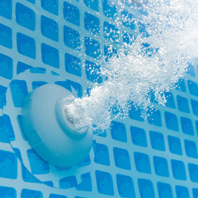 Intex 26166NP  Piscina Fuori Terra Easy Set Rotonda, Pompa Filtro 3785 Lh, Scaletta, Telo Base e Copertura, 12430 L, PVC, Azzurro, 457x107 cm