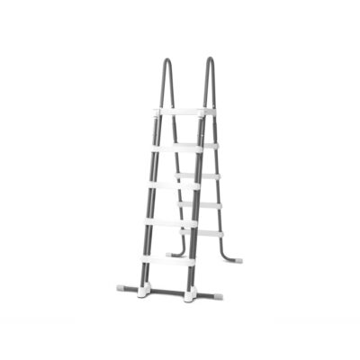 Intex 26378NP  Piscina Fuori Terra Ultra XTR Frame Rettangolare, Pompa Filtro 10000 Lh, Scaletta, Telo Base e Copertura, Kit Pulizia Deluxe e Set Volley, 54368 L, Acciaio e PVC, Grigio, 975x488x132 cm