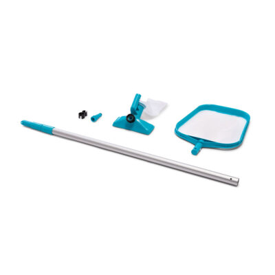 Intex 28002 - Kit Pulizia per Piscine fino a 488 cm, Plastica, Azzurro