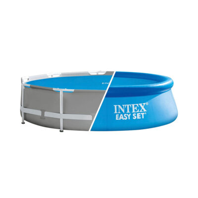 Intex 28011 - Telo Termico per Piscina Easy Set  Frame Rotonda, Polietilene, Blu, 305 cm