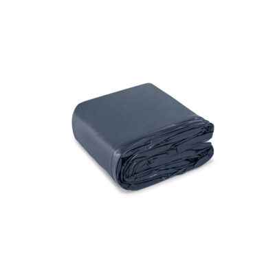 Intex 28032 - Telo Copripiscina per Piscina Metal  Prisma Frame Rotonda, PVC, Blu, 457 cm