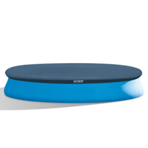 Intex 28023 - Telo Copripiscina per piscina Easy, PVC, Blu, 457 cm