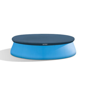 Intex 28026 - Telo Copripiscina per piscina Easy, PVC, Blu, 396 cm