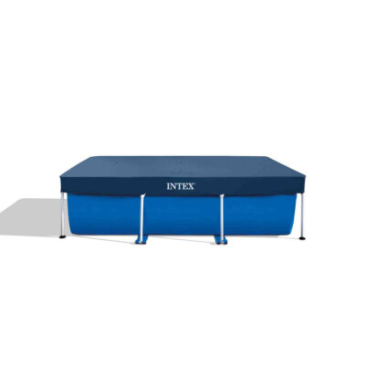 Intex 28038 - Telo Copripiscina per piscina rettangolare, PVC, Blu, 300x200 cm