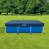 Intex 28038 - Telo Copripiscina per piscina rettangolare, PVC, Blu, 300x200 cm