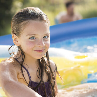 Intex 28142NP  Piscina Fuori Terra Easy Set Rotonda, Pompa Filtro 2006 Lh, 7290 L, PVC, Azzurro, 396x84 cm