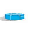 Intex 28205NP  Piscina Fuori Terra Metal Frame Rotonda, 1828 L, Acciaio e PVC, Azzurro, 244x51 cm