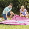 Intex 28266NP - Piscina Fuori Terra Rectangular Frame Rettangolare, 1662 L, Acciaio e PVC, Rosa, 220x150x60 cm