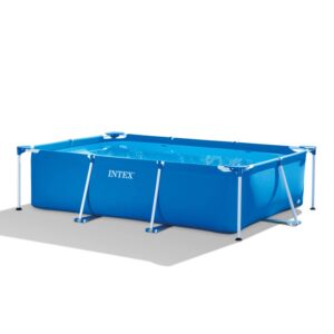 Intex 28271NP - Piscina Fuori Terra Rectangular Frame Rettangolare, 2282 L, Acciaio e PVC, Blu, 260x160x65 cm