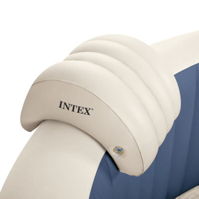 Intex 28430EX - PureSpa Vasca Idromassaggio Gonfiabile Bubble Massage, 4 posti, 140 Getti, Riscaldatore, PVC, Blu Navy, 196x71 cm