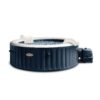 Intex 28432EX - PureSpa Vasca Idromassaggio Gonfiabile Bubble Massage, 6 posti, 170 Getti, Riscaldatore, PVC, Blu Navy, 216x71 cm