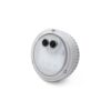 Intex 28452EX - PureSpa Vasca Idromassaggio Greystone Deluxe Quadrata, 6 posti, 170 Getti, Riscaldatore, PVC, Grigio, 195x195x71 cm