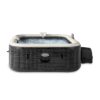 Intex 28452EX - PureSpa Vasca Idromassaggio Greystone Deluxe Quadrata, 6 posti, 170 Getti, Riscaldatore, PVC, Grigio, 195x195x71 cm