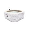 Intex 28464EX - PureSpa Vasca Idromassaggio Calacatta Quadrata, 4 posti, 140 Getti e 4 Jet, Riscaldatore, PVC, Multicolore, 175x175x71 cm