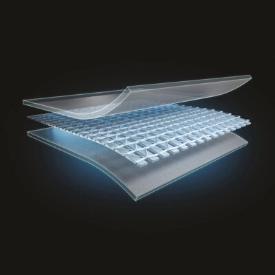 Intex 28464EX - PureSpa Vasca Idromassaggio Calacatta Quadrata, 4 posti, 140 Getti e 4 Jet, Riscaldatore, PVC, Multicolore, 175x175x71 cm