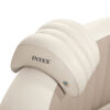 Intex 28501 - Poggiatesta Gonfiabile per PureSpa, Vinile, Bianco, 30x23x29 cm