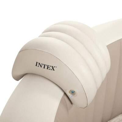 Intex 28501 - Poggiatesta Gonfiabile per PureSpa, Vinile, Bianco, 30x23x29 cm