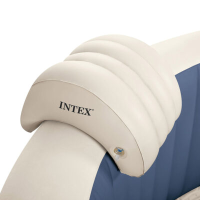 Intex 28501 - Poggiatesta Gonfiabile per PureSpa, Vinile, Bianco, 30x23x29 cm
