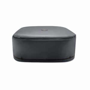 Intex 28535  Telo Termico Copertura Solare per PureSpa Quadrata, 6 posti, ad Efficienza Energetica, Nero, 196x196 cm