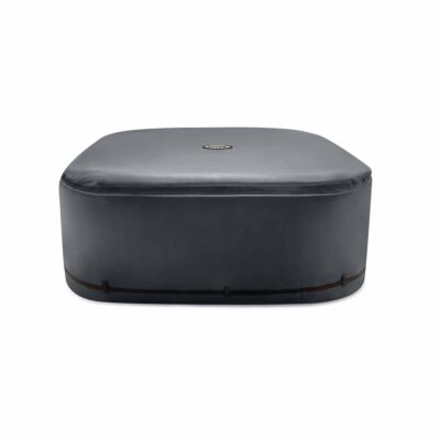 Intex 28535  Telo Termico Copertura Solare per PureSpa Quadrata, 6 posti, ad Efficienza Energetica, Nero, 196x196 cm