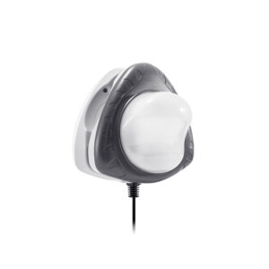 Intex 28698 - Luce LED Magnetica per Piscina Fuori Terra, Fino a 732 cm, Plastica, Grigio