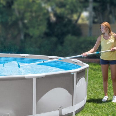 Intex 29056 - Kit di Pulizia Basic per Piscina, Plastica, Azzurro