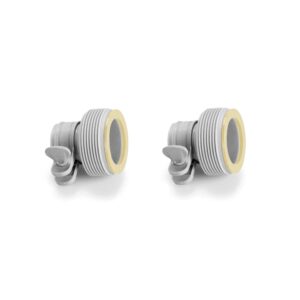 Intex 29061 - Adattatore Tipo B, 2 pezzi, Plastica, Bianco
