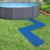 Intex 29081 - Piastrella Antiscivolo per Piscina, 8 pezzi, Polietilene, 50x50x1 cm