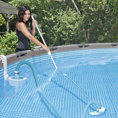 Intex 29083 - Tubo a Spirale per Vacuum, Plastica, Azzurro, 760 cm, Ø 38 mm
