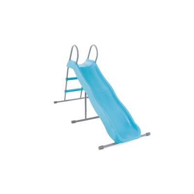 Intex 44106  Scivolo da Giardino per Bambini, Acciaio e Plastica, Azzurro, 196x84x119 cm