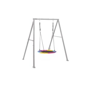 Intex 44112 - Altalena con Dondolo Nido Ottagonale, Acciaio, Grigio, 201x235x200 cm
