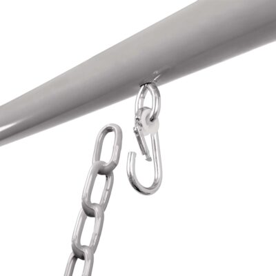 Intex 44126 - Altalena con Seggiolino e Dondolo Nido, Acciaio, Grigio, 254x235x200 cm