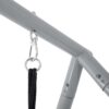 Intex 44126 - Altalena con Seggiolino e Dondolo Nido, Acciaio, Grigio, 254x235x200 cm