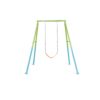 Intex 44113 - Altalena con Seggiolino Intercambiabile, Acciaio, Verde e Azzurro, 170x235x200 cm