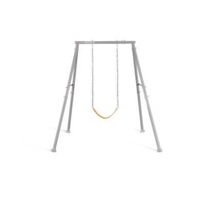 Intex 44114 - Altalena con Seggiolino Intercambiabile, Acciaio, Grigio, 170x235x200 cm