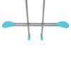 Intex 44131 - Altalena con Due Seggiolini, Dondolo e Trapezi, Acciaio, Grigio, 465x249x203 cm