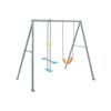 Intex 44122 - Altalena con Seggiolino e Dondolo, Acciaio, Grigio, 249x249x203 cm