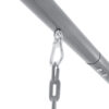 Intex 44131 - Altalena con Due Seggiolini, Dondolo e Trapezi, Acciaio, Grigio, 465x249x203 cm
