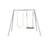 Intex 44126 - Altalena con Seggiolino e Dondolo Nido, Acciaio, Grigio, 254x235x200 cm
