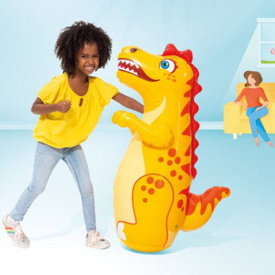 Intex 44669NP - Animali Gonfiabili Sempreinpiedi Assortiti, 1 pezzo, Vinile, Multicolore, 98 cm