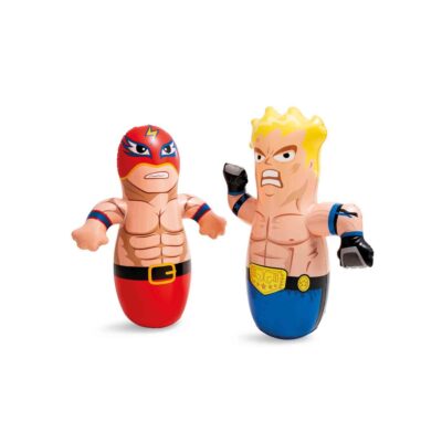 Intex 44672NP - Gonfiabili Sempreinpiedi Assortiti, Wrestler o Boxer, 1 pezzo, Vinile, Multicolore, 94 cm